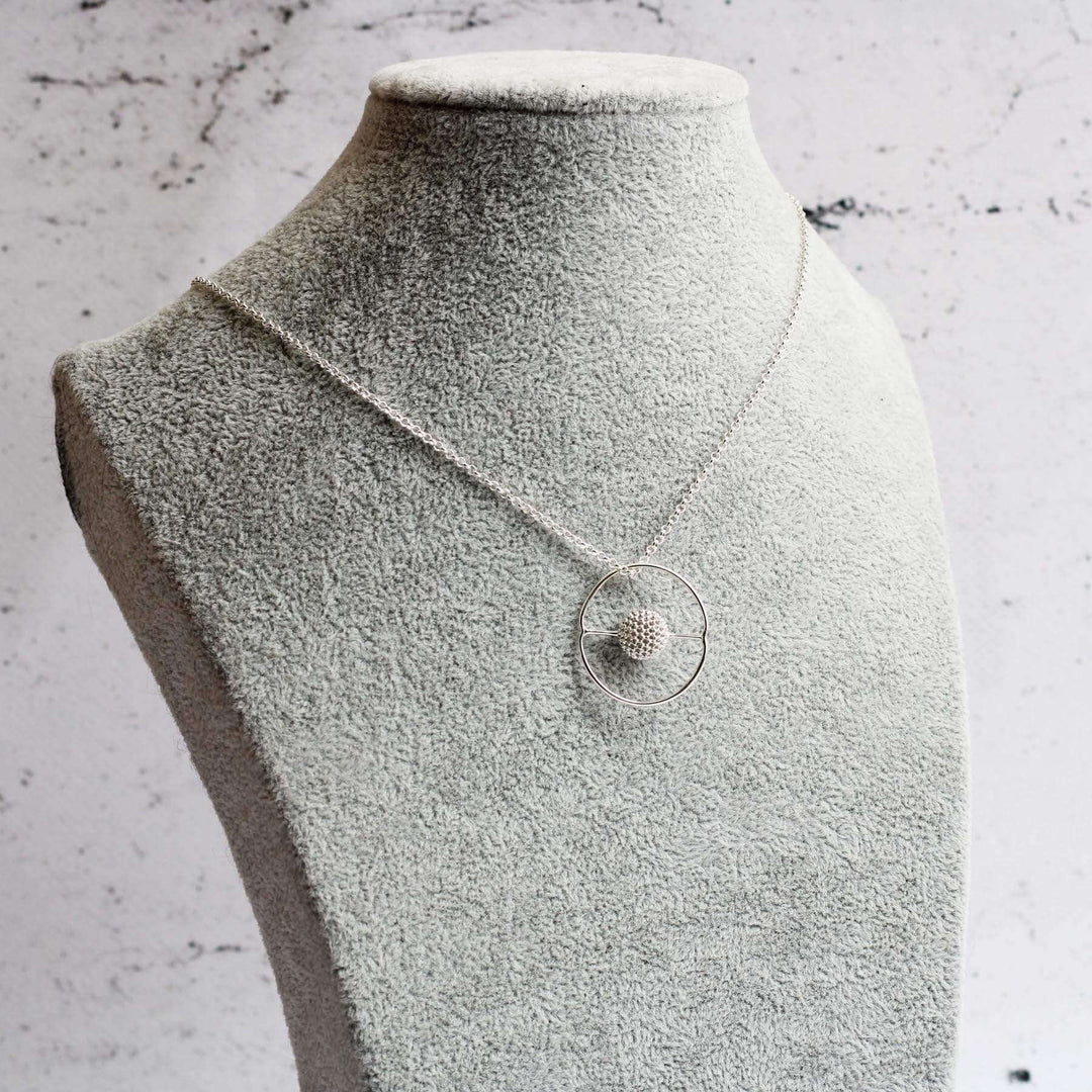 Radiolaria Saturnalis Necklace Sterling Silver Ontogenie Science Jewelry