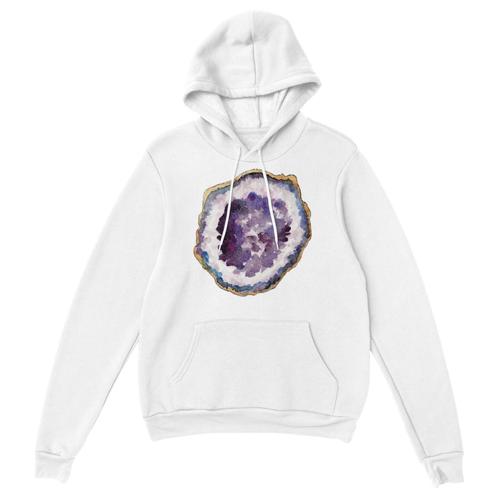 geode hoodie in white