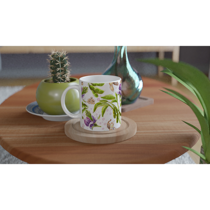 soybean botanical mug 11 oz