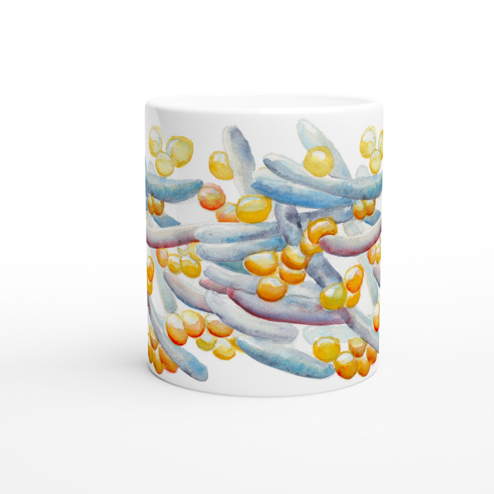 gut microbiome ceramic mug