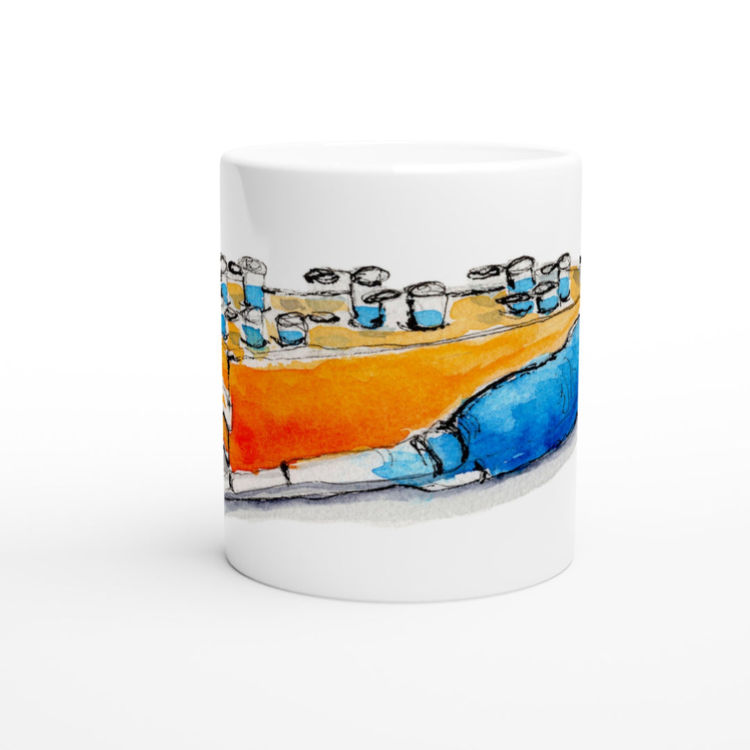 pipette and microtube rack science lab mug