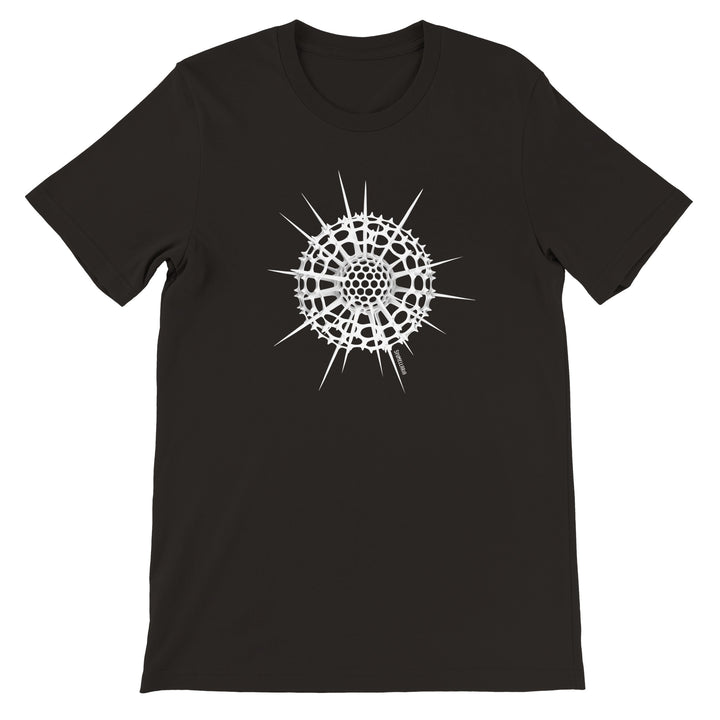 radiolaria t-shirt in black by ontogenie