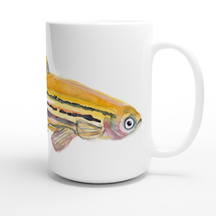 zebrafish watercolor tall mug by ontogenie