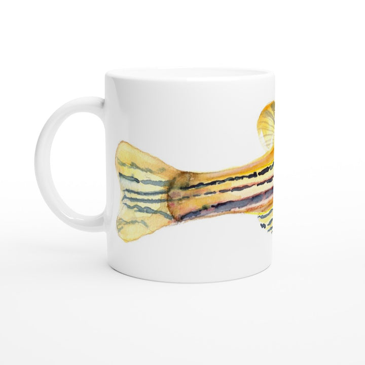 zebrafish watercolor mug by ontogenie