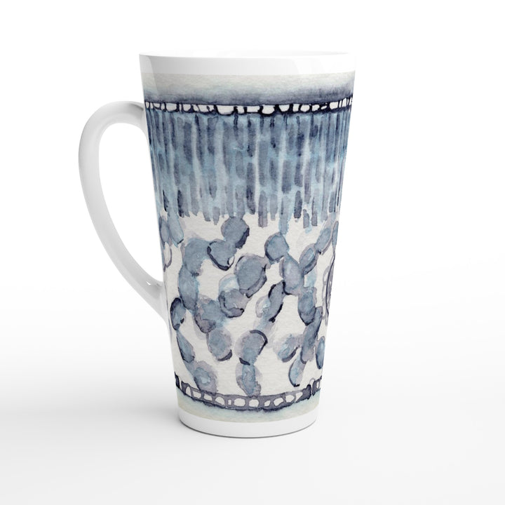 plant anatomy dicot leaf cross section abstract watercolor printed ceramic mug