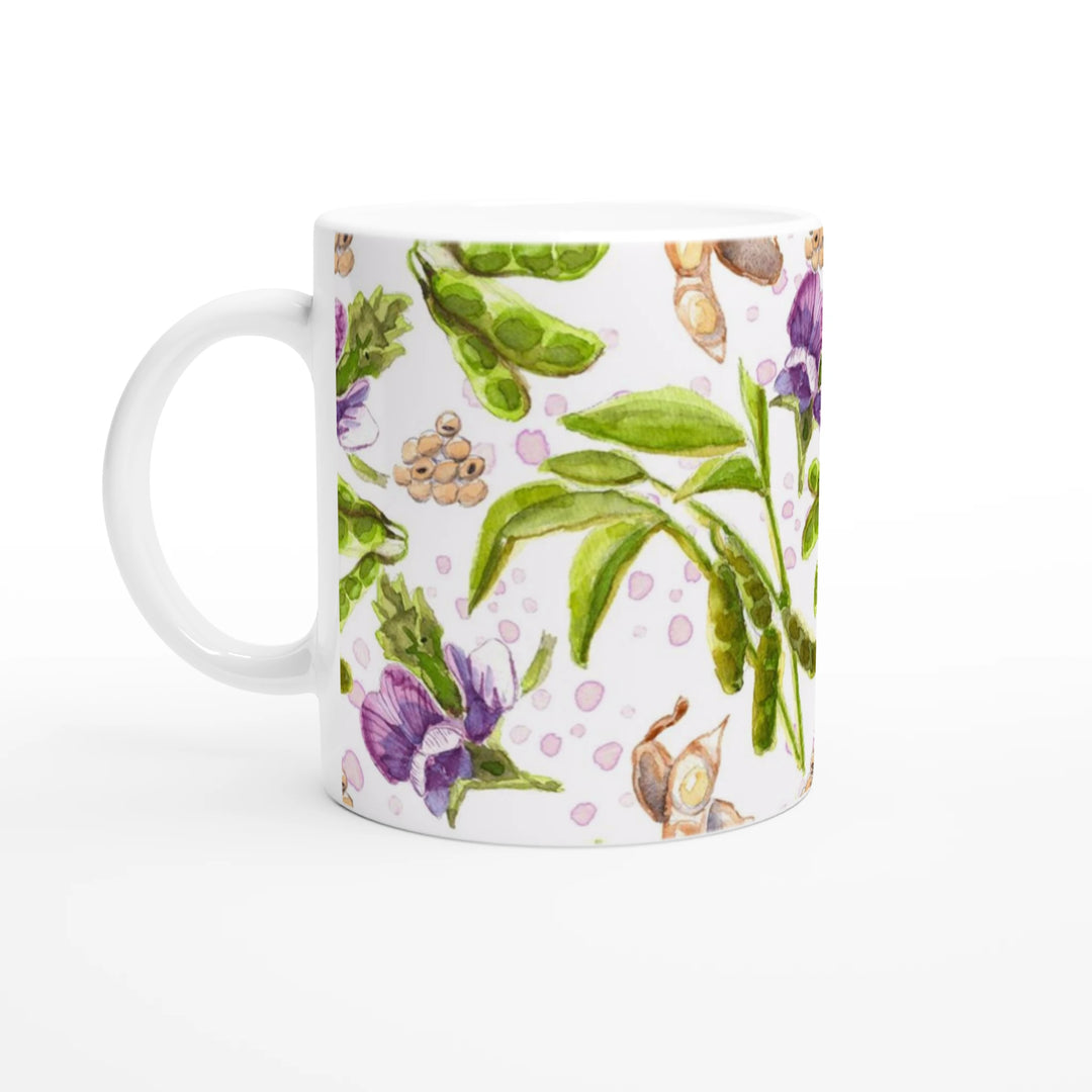 soybean botanical mug 11 oz
