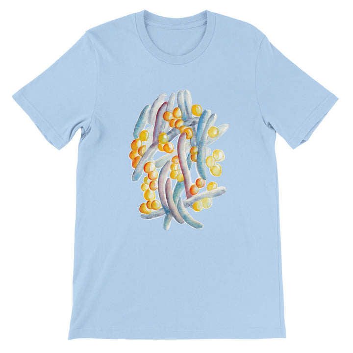 gut microbiome tshirt by ontogenie