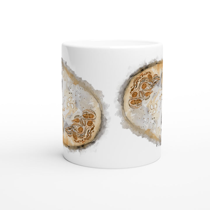 animal cell watercolor ceramic mug 11 oz by ontogenie