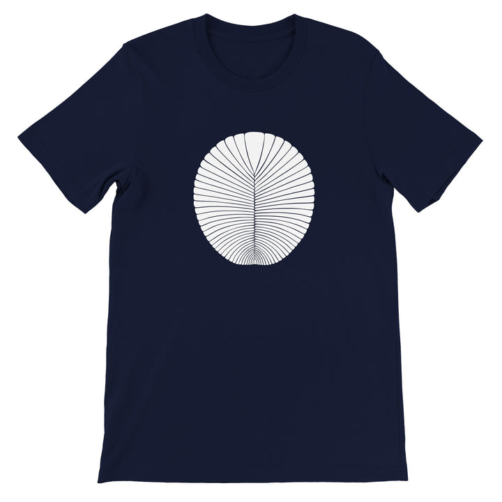 dickinsonia fossil t-shirt in navy blue