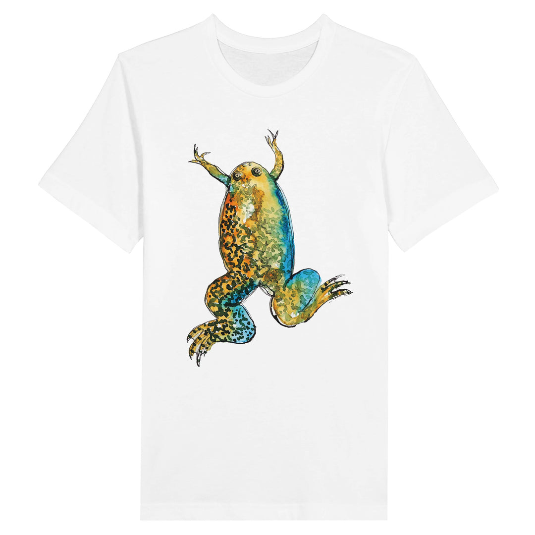 xenopus african clawed frog white tshirt by ontogenie