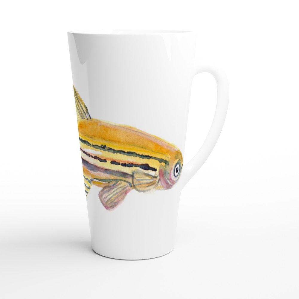 zebrafish watercolor latte mug by ontogenie