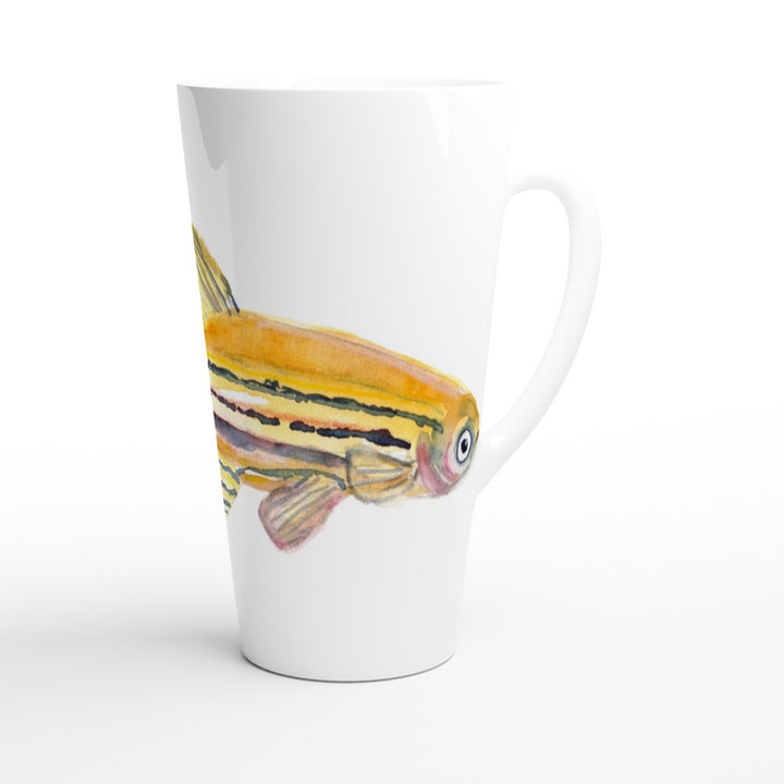 zebrafish watercolor latte mug by ontogenie