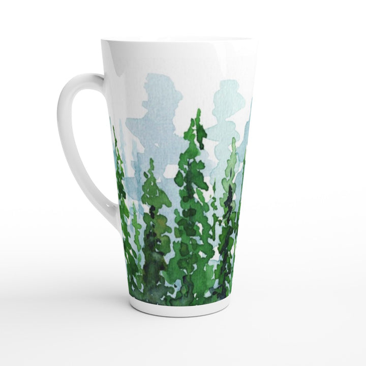 forest watercolor mug by ontogenie