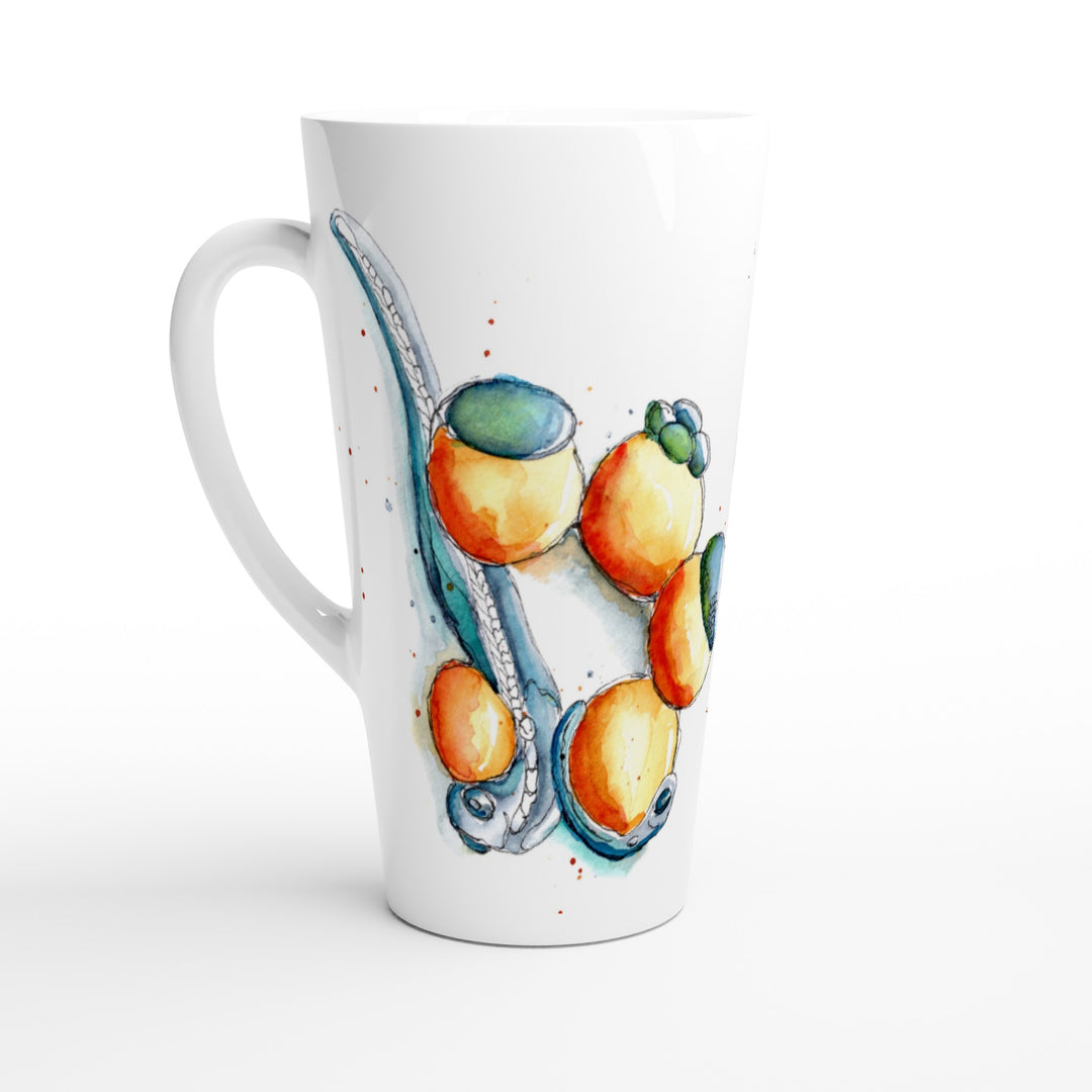 zebrafish development embryology latte mug by ontogenie 