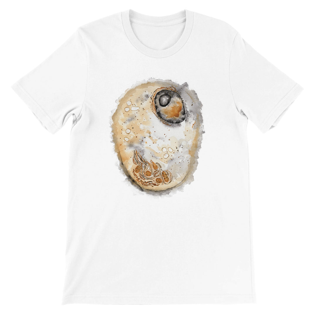 animal cell watercolor print t-shirt by ontogenie