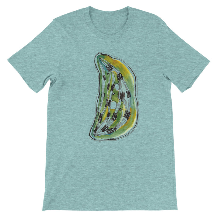 chloroplast watercolor design on tshirt by ontogenie