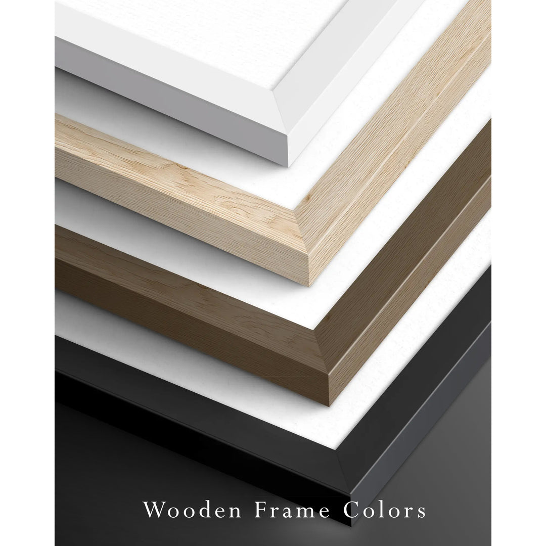 wooden frame colors