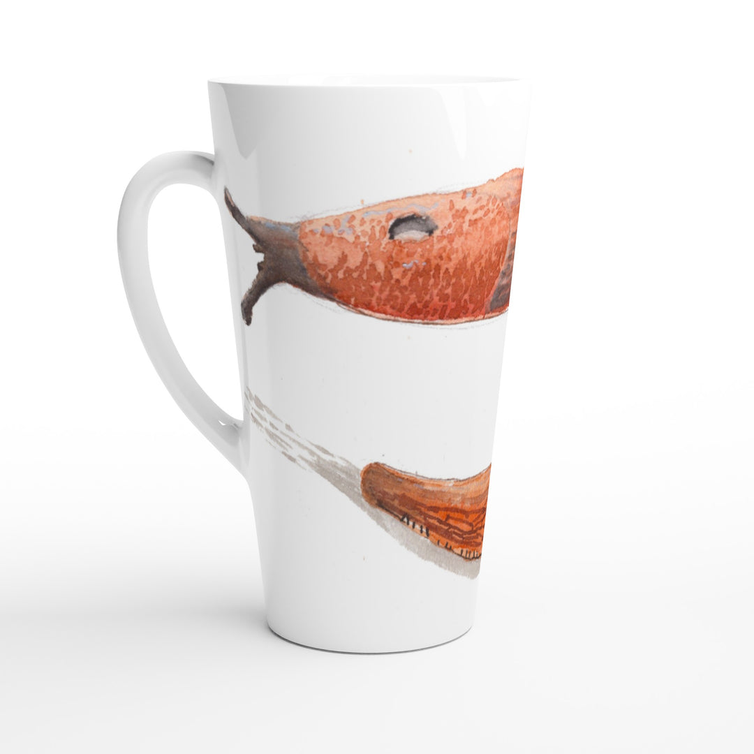 arion vulgaris slug mug latte size
