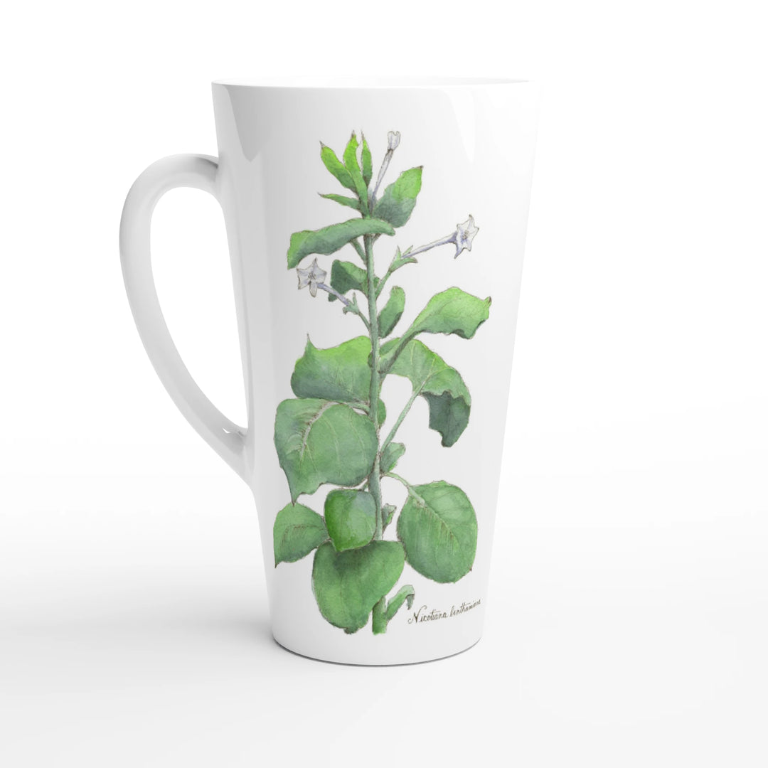 nicotiana benthamiana tobacco latte mug