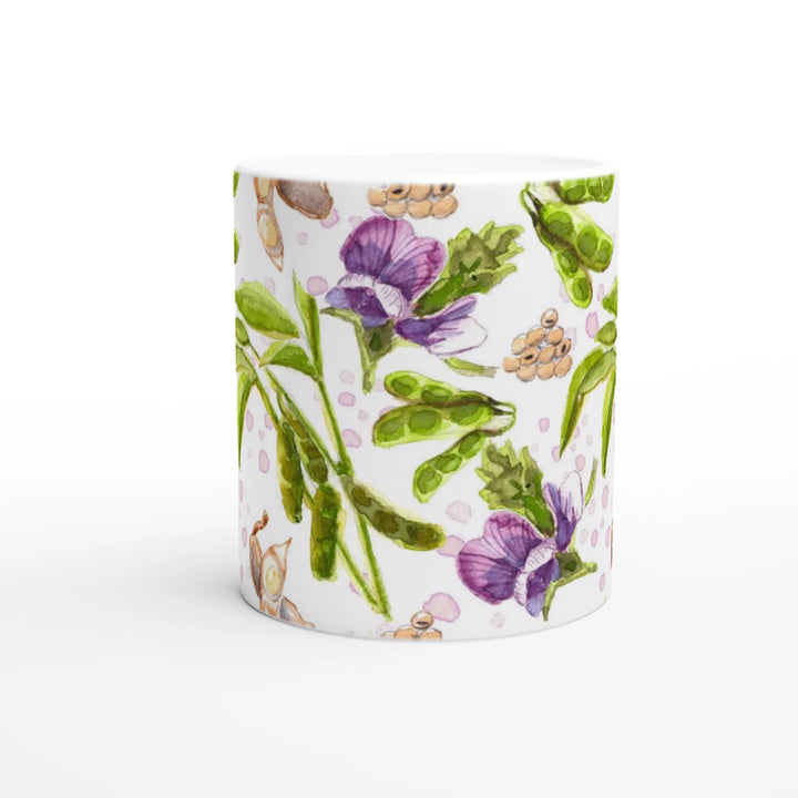 soybean botanical mug 11 oz