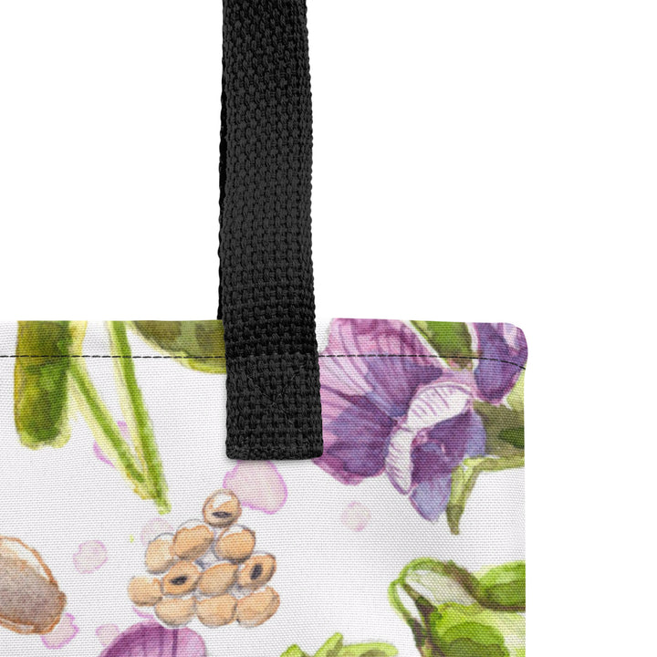 soybean botanical tote bag