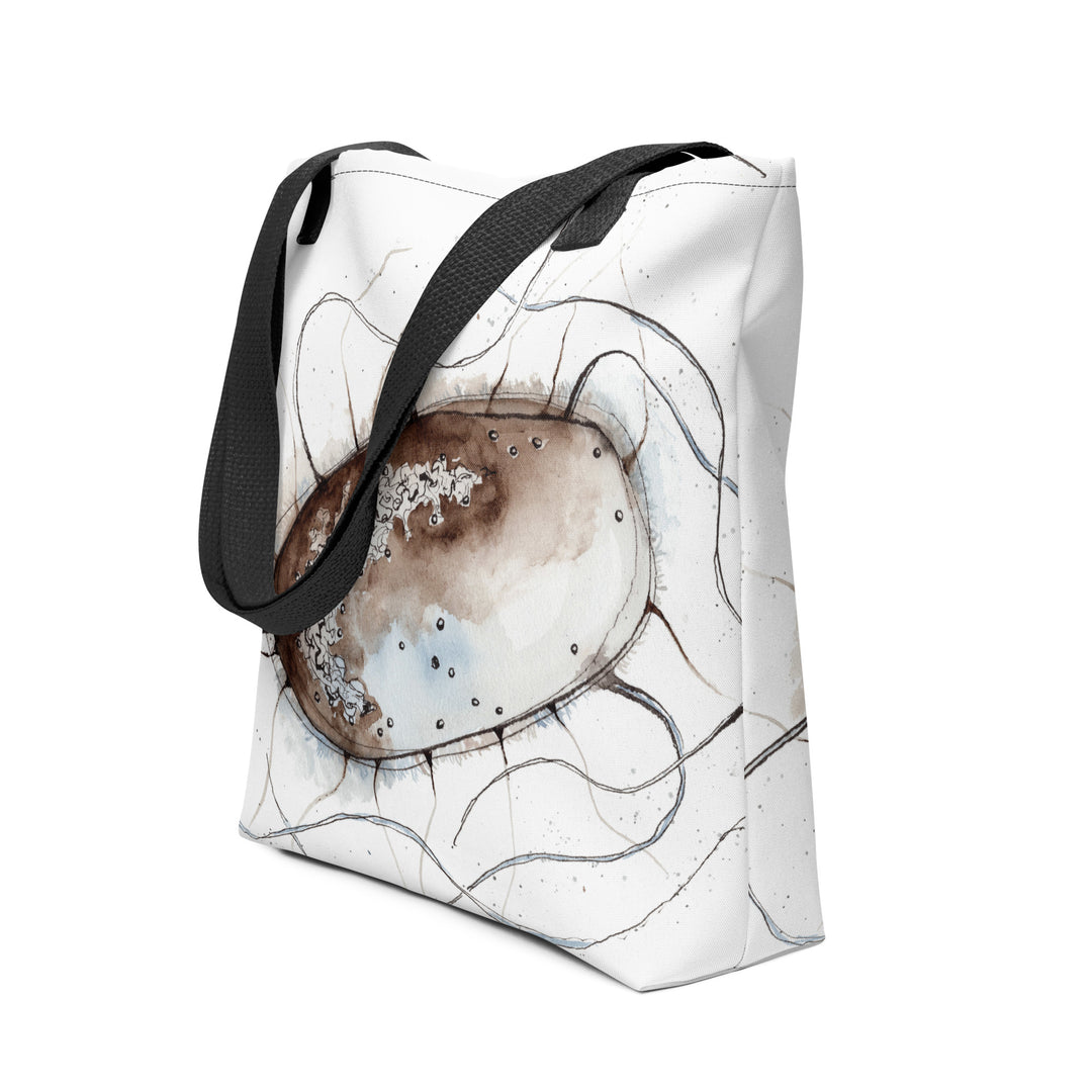 bacterium tote bag by ontogenie