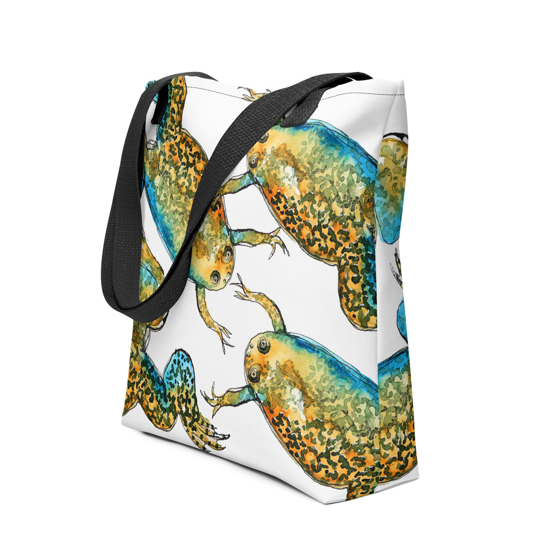xenopus african clawed frog tote bag by ontogenie