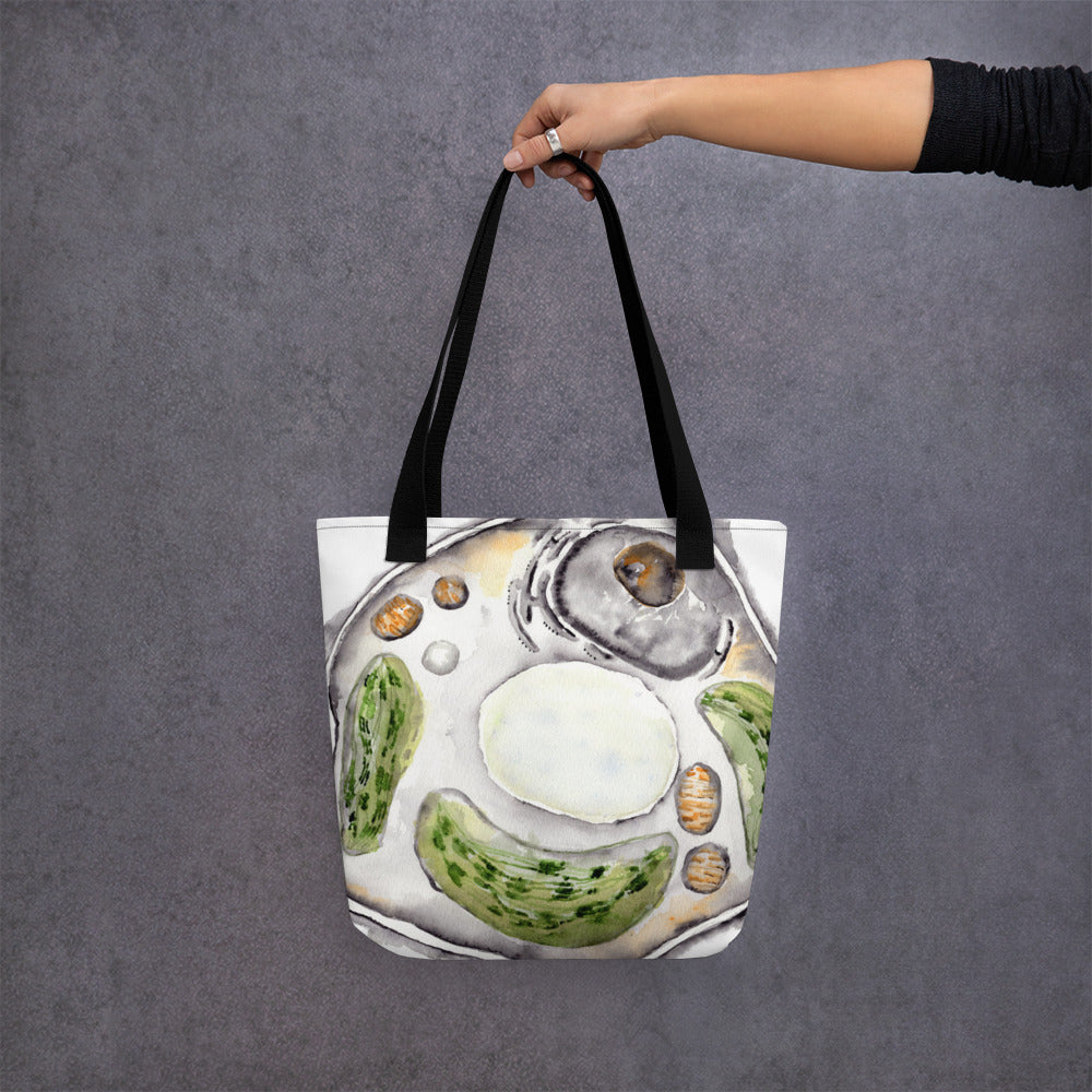 plant cell tote bag by ontogenie