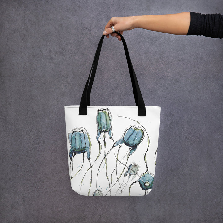 box jellyfish tote bag