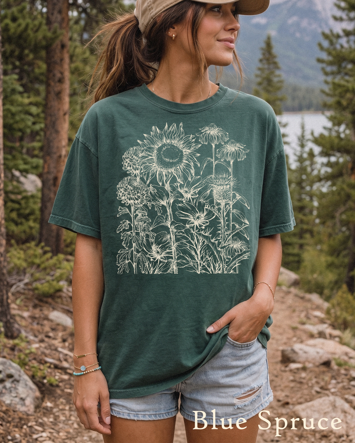 Asteraceae Flower T-Shirt