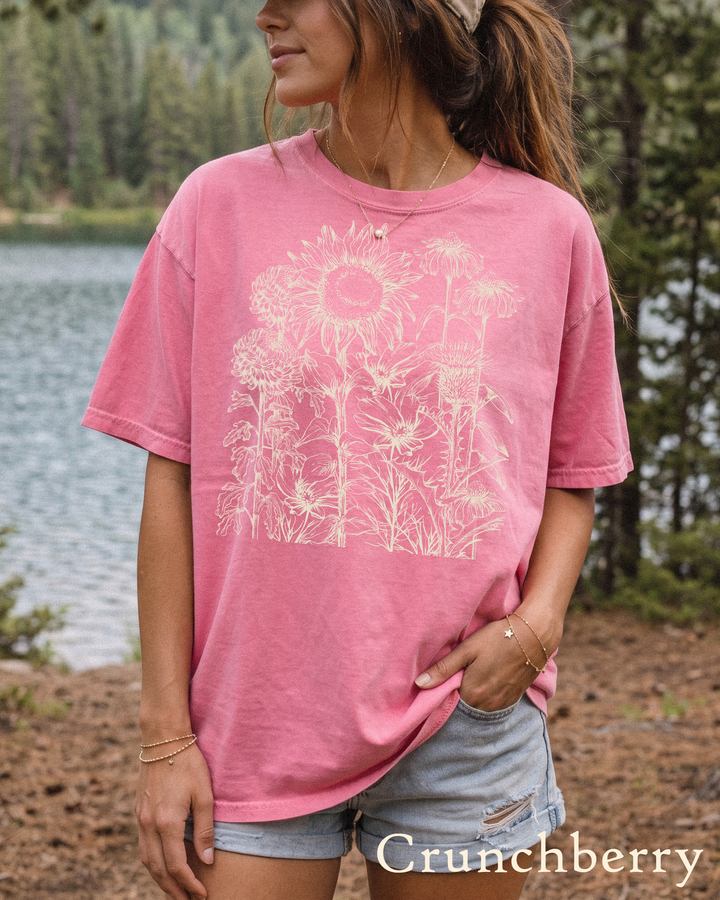 Asteraceae Flower T-Shirt