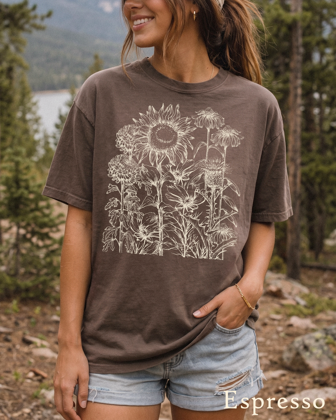 Asteraceae Flower T-Shirt