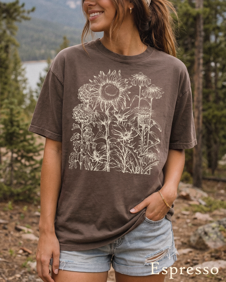 Asteraceae Flower T-Shirt