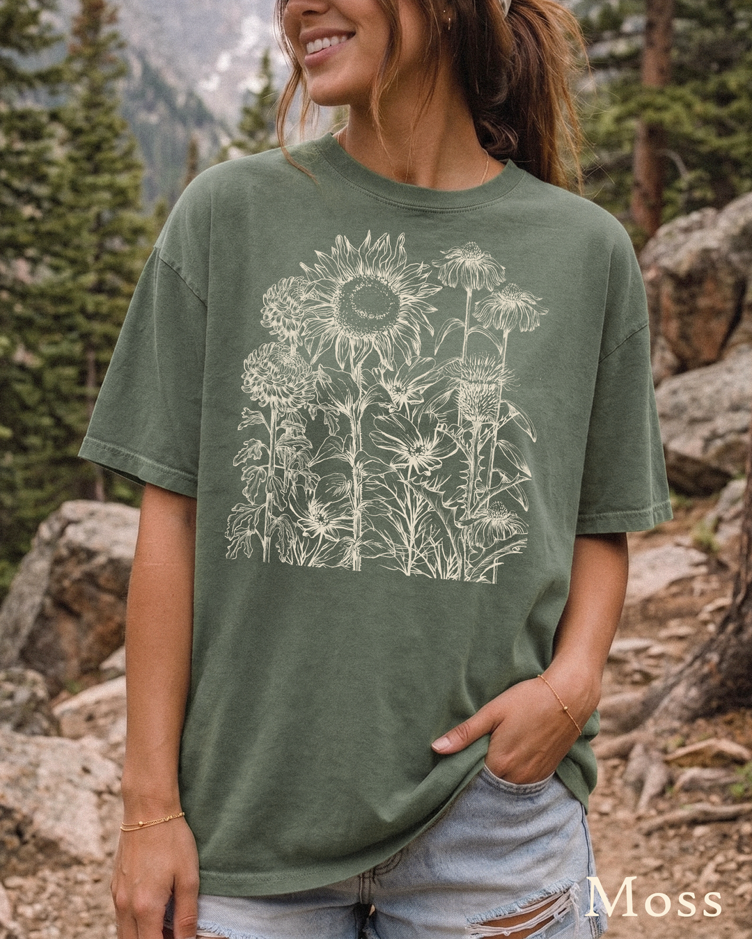 Asteraceae Flower T-Shirt