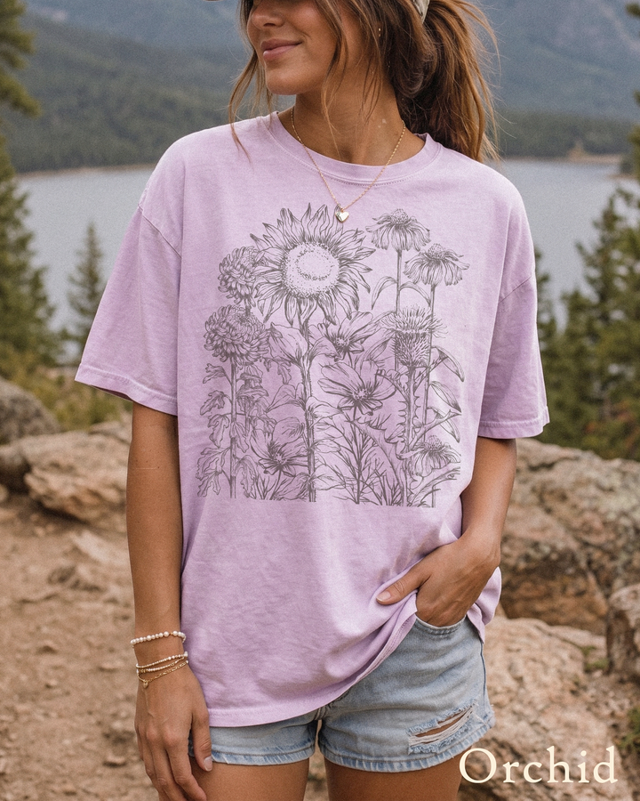 Asteraceae Flower T-Shirt
