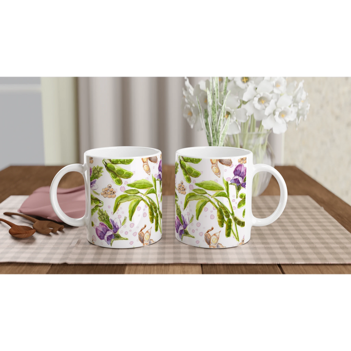 soybean botanical mug 11 oz