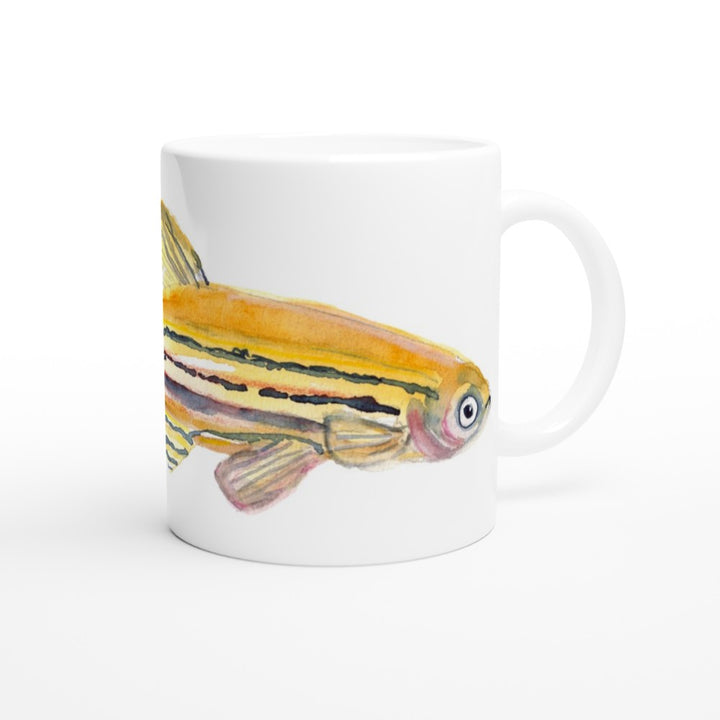zebrafish watercolor mug by ontogenie