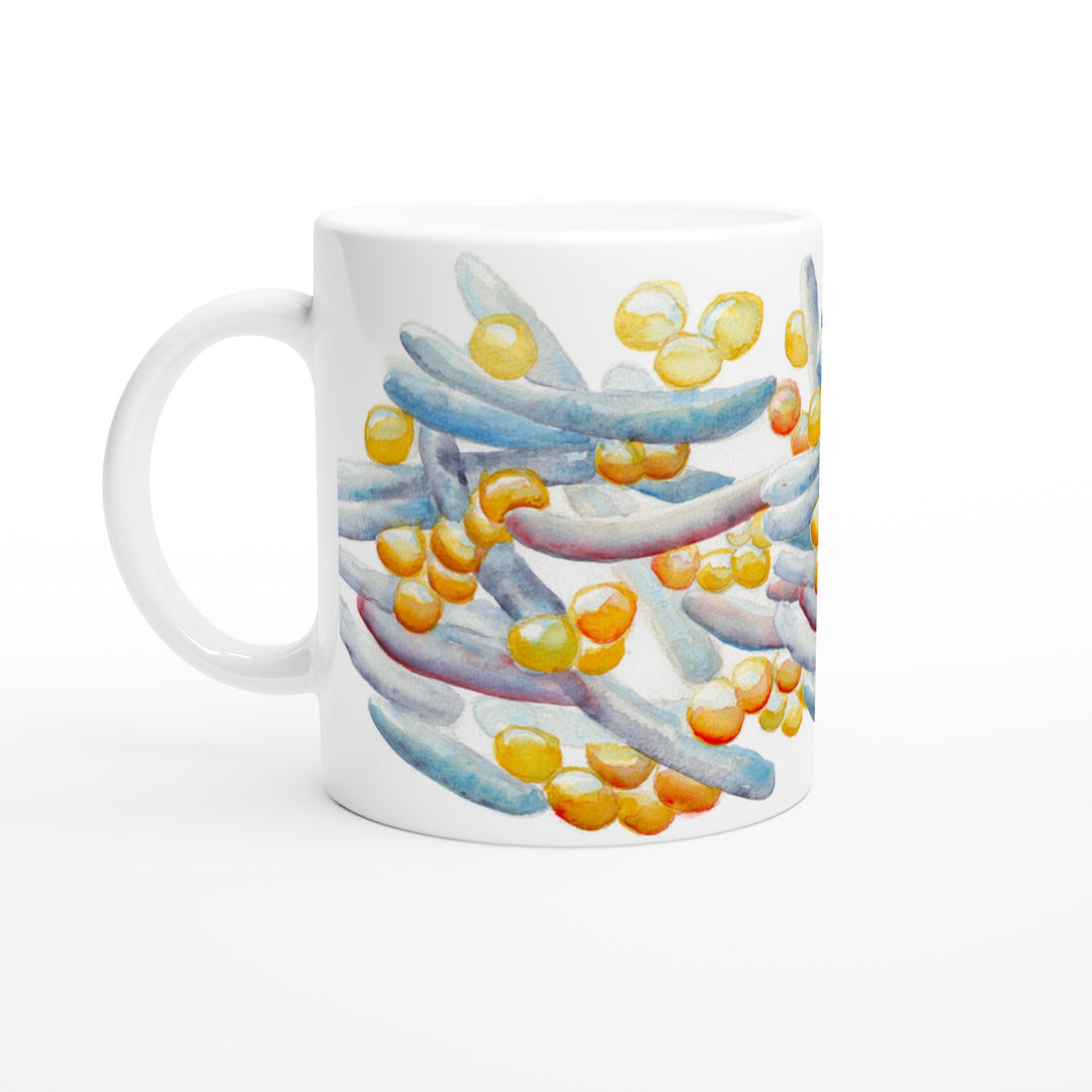 gut microbiome ceramic mug