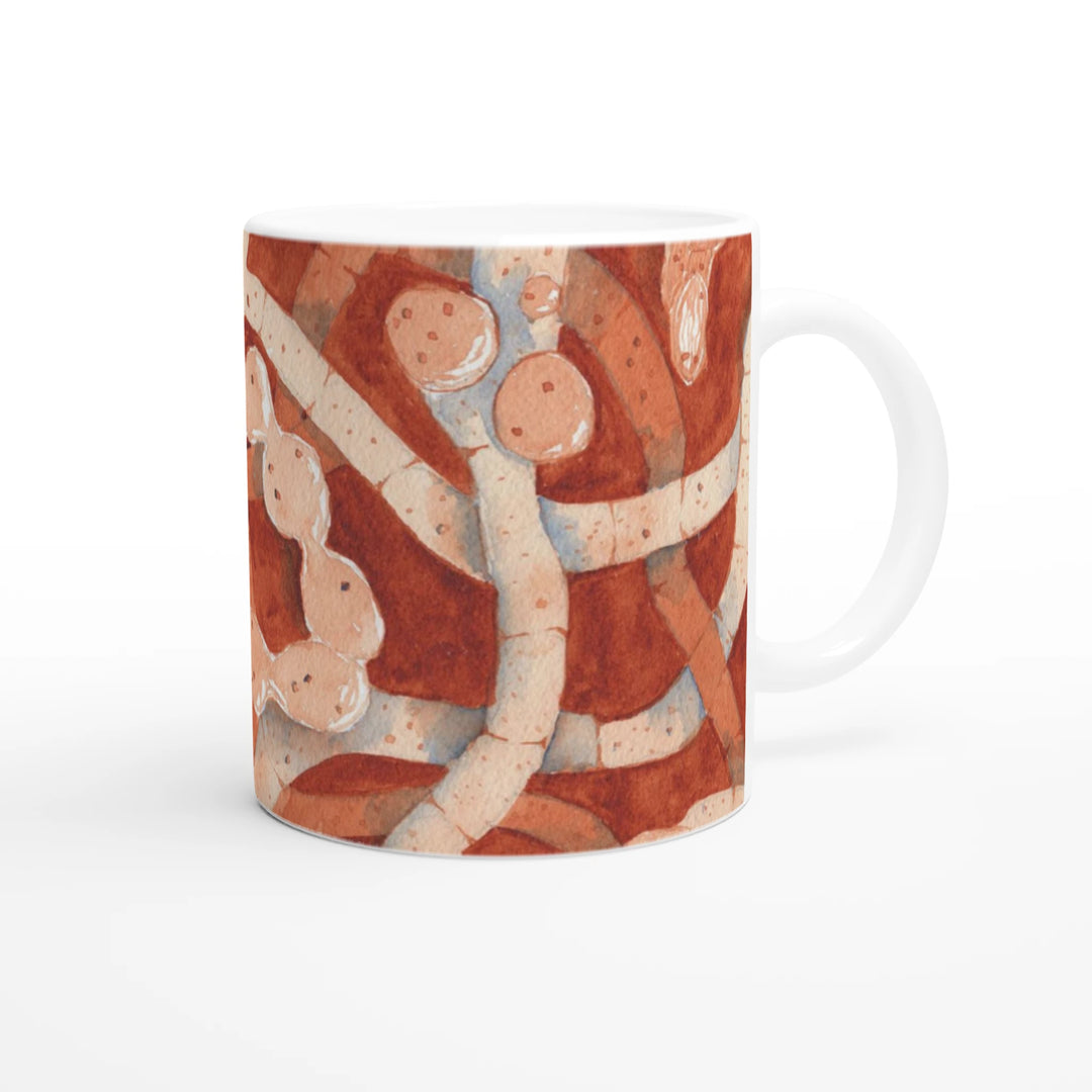 neurospora crassa filamentous fungi mug standard size