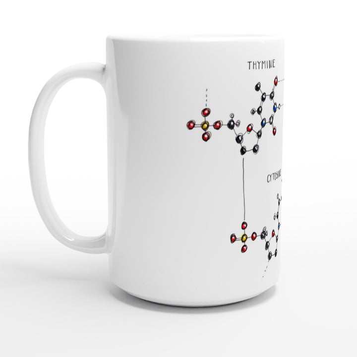 dna base pairing tall mug 15 oz