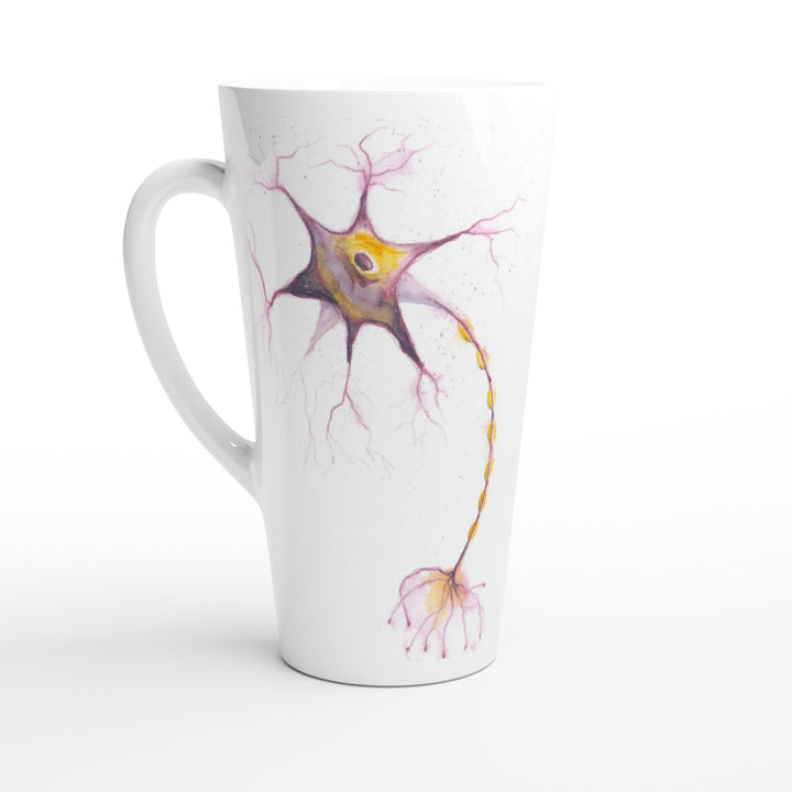 multipolar neuron ceramic mug, latte size