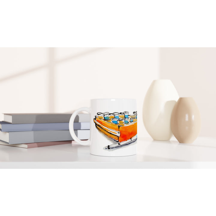 pipette and microtube rack science lab mug