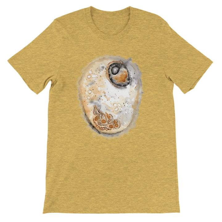 animal cell watercolor print t-shirt by ontogenie