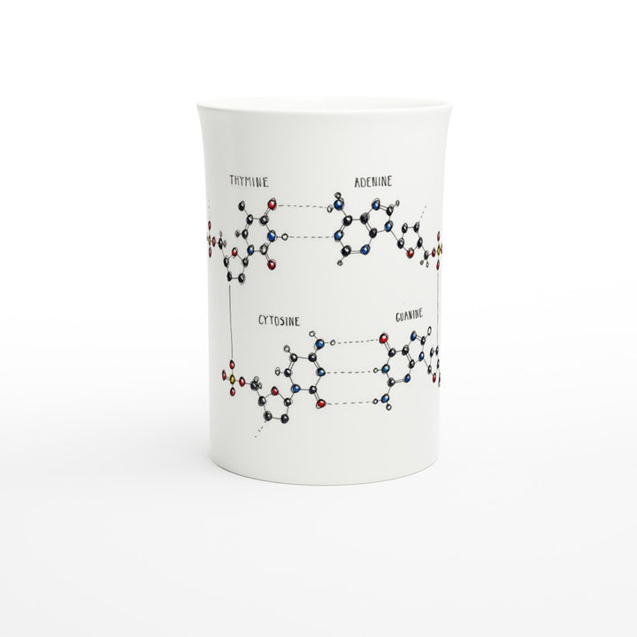 dna base pairing slim mug middle view