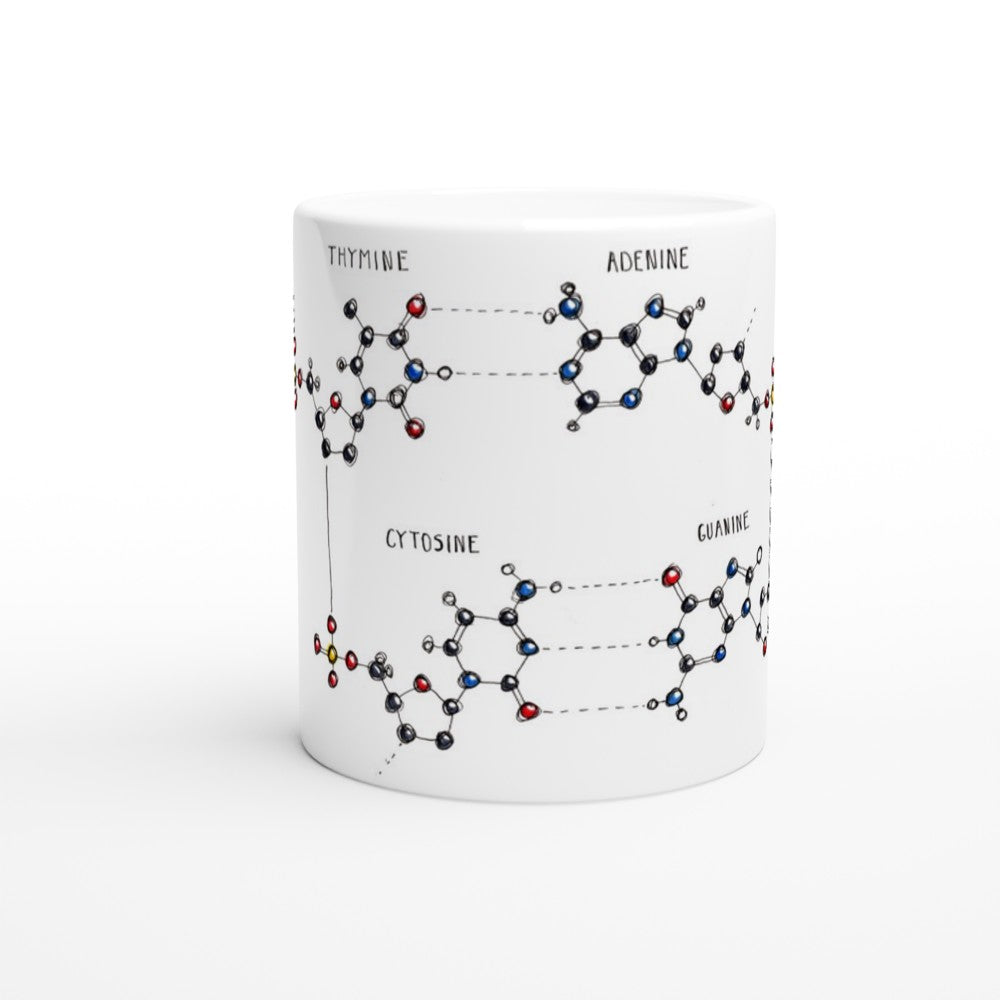 dna base pairing standard mug middle view