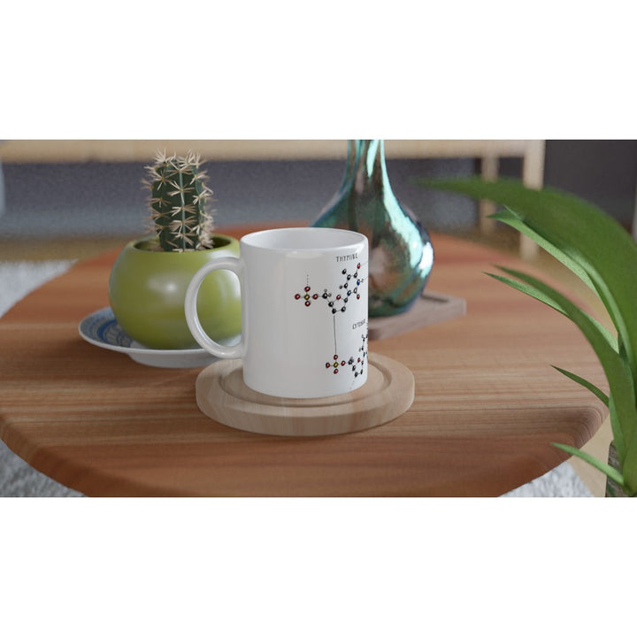 dna base pairing mug table mockup