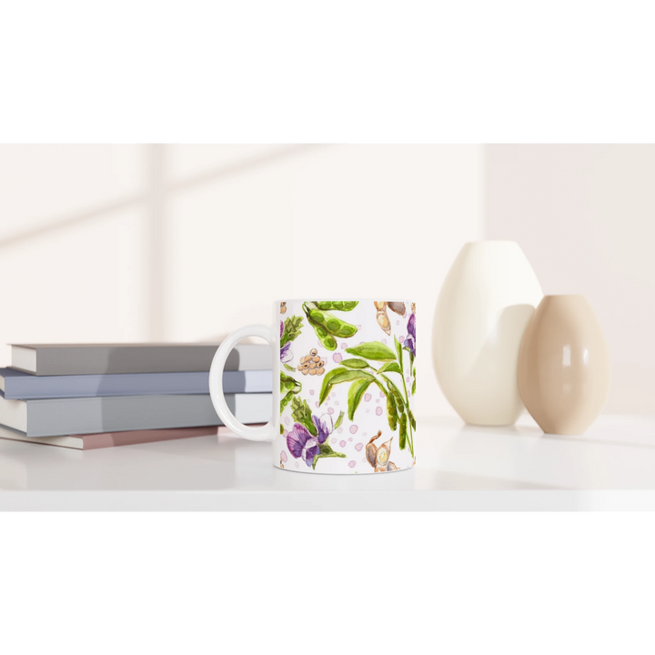 soybean botanical mug 11 oz