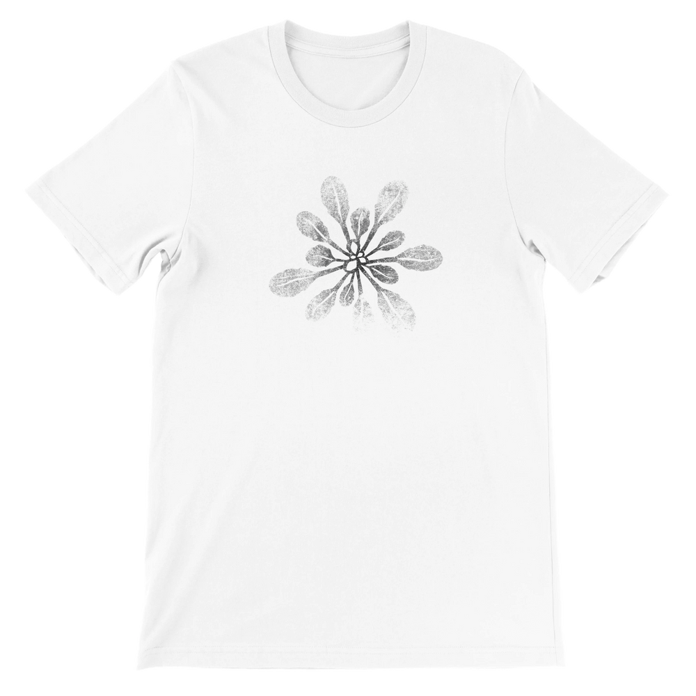 arabidopsis design on white t-shirt by ontogenie
