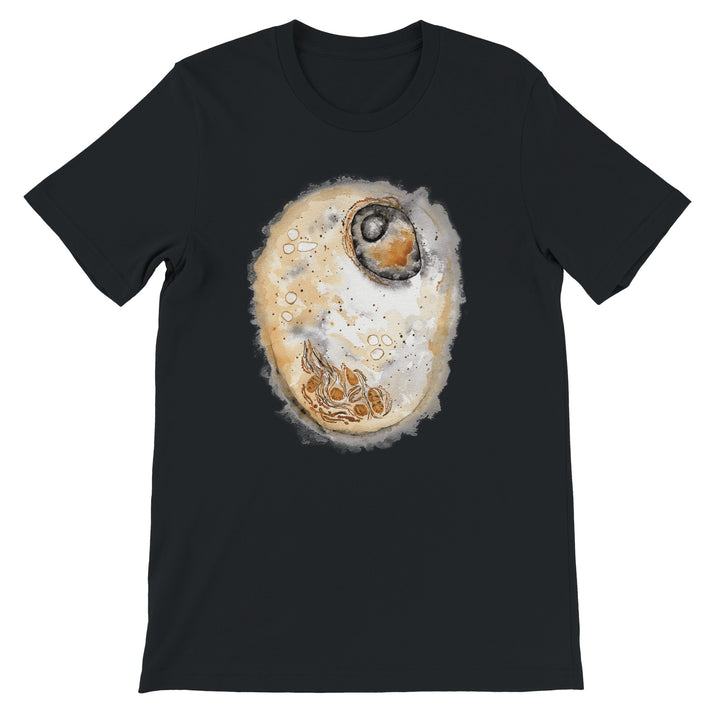 animal cell watercolor print t-shirt by ontogenie8b0