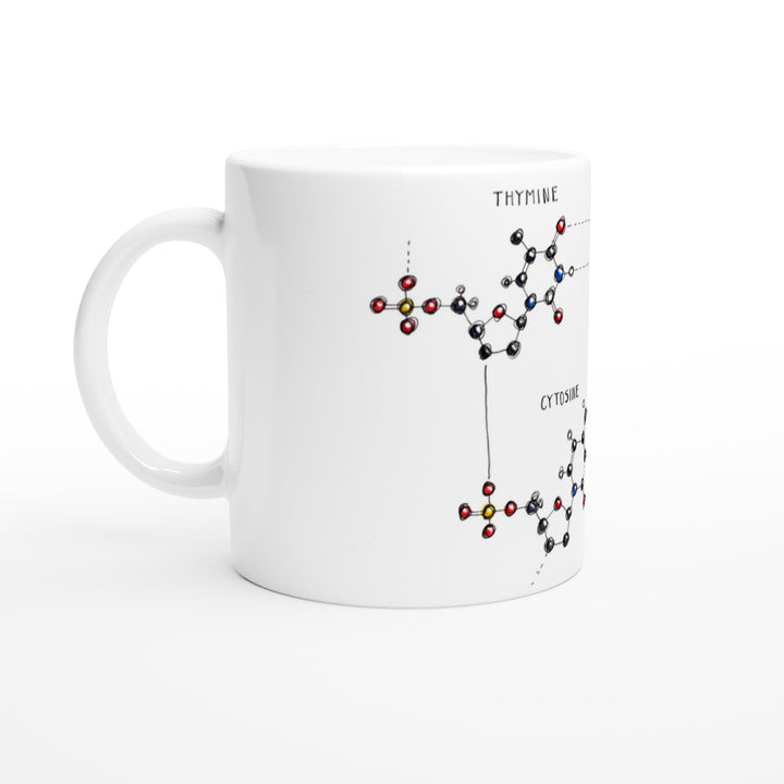 dna base pairing standard mug